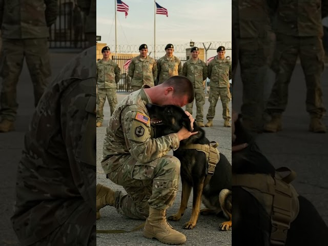 A Soldier’s Tearful Goodbye to His K9 Hero