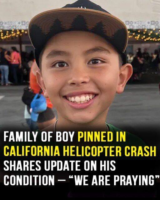 Family of Boy Pinned in California Helicopter Crash Shares Heartfelt Update on His Condition!