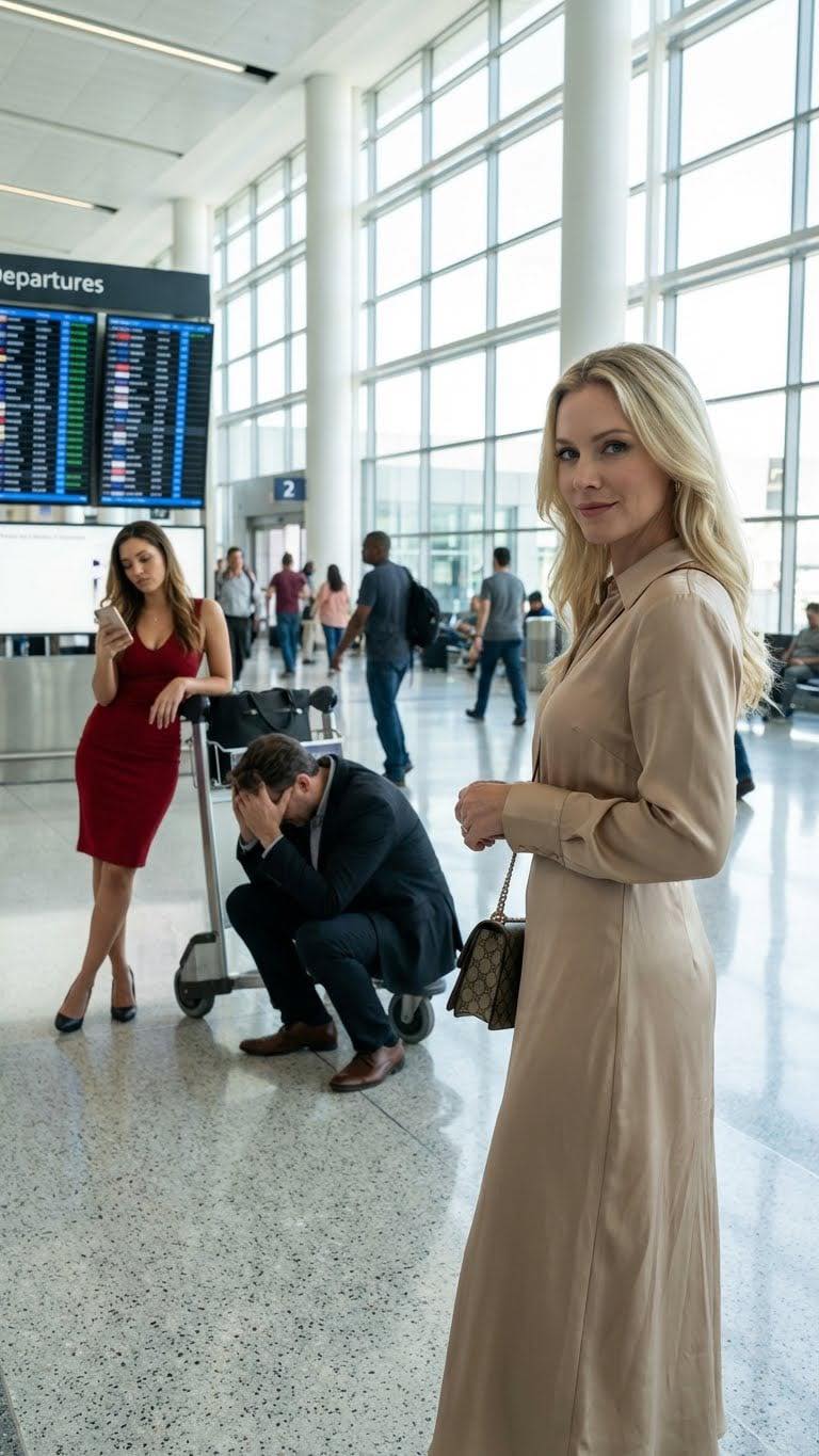 He stole $850k and my credit card to take his mistress on vacation. But at the airport, a cold announcement from customs stopped them in their tracks…